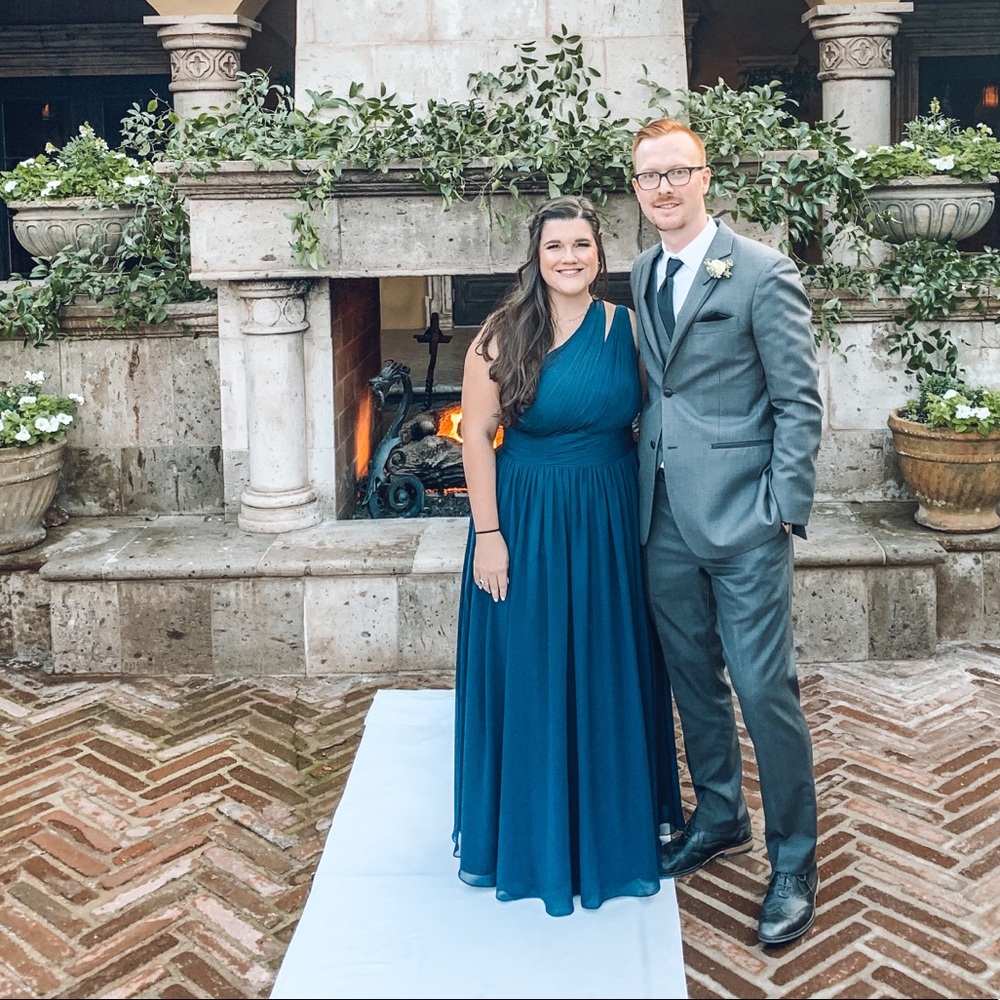 Azazie Bridesmaid Dress - Navy